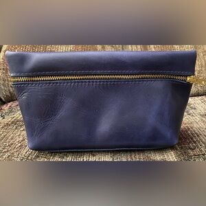 Portland Leather Goods Classic makeup bag - Large.